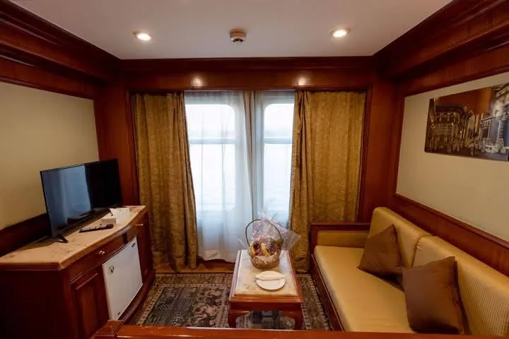 Cabin aboard the MS King Tut I Nile Cruise Nile cruise